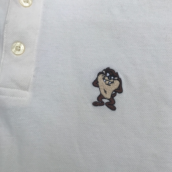 SOLD 🖤 Taz Warner Bros Studio Store Polo Sz M - Picture 3 of 5